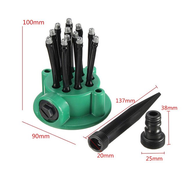 360° Adjustable Garden Sprinkler, Small Yard Irrigation System for Efficient Watering of Gardens and Flowers