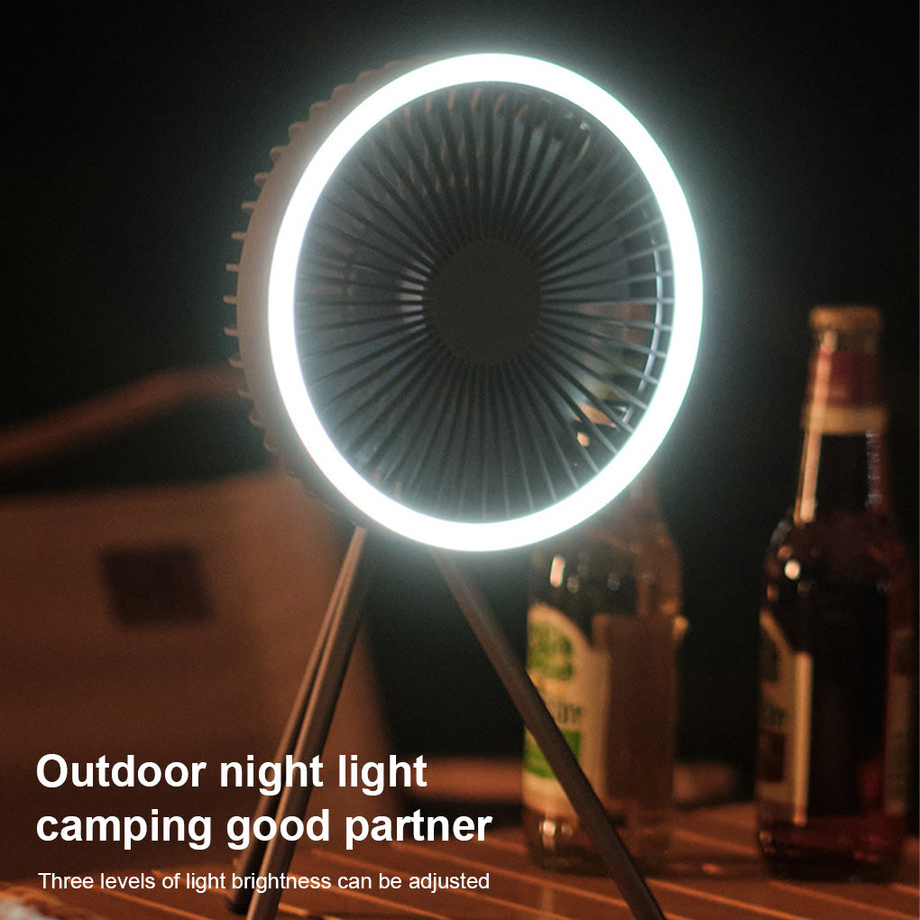 PortableOut Outdoor Camping Wireless Fan - Rechargeable, Compact & High-Speed - Perfect for Hiking, Travel, Picnics