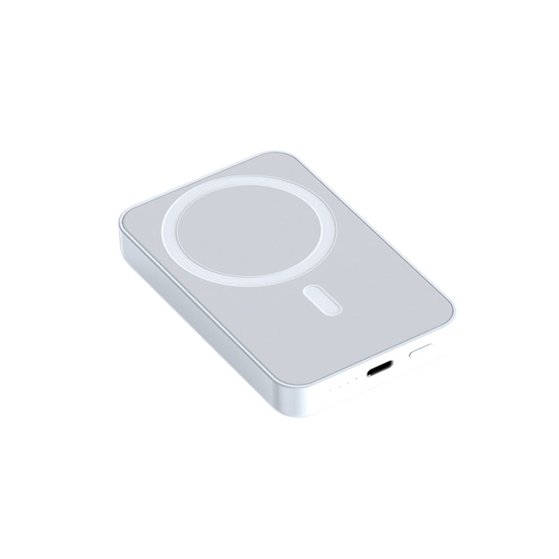 PortableOut Magnetic Mini Power Bank - Compact, Ultra-Portable, Fast-Charging, USB-C Compatible